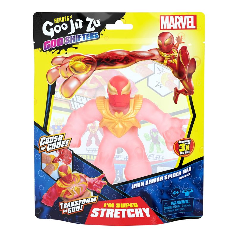 Goo Jit Zu Iron Armor Spider-Man Hero Pack Figure, 2 of 9