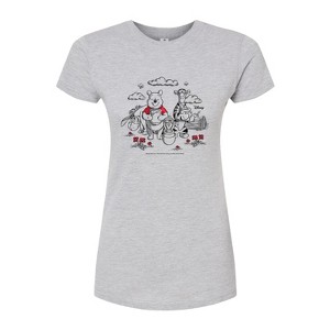 Women's - Disney - Winnie The Pooh Character Group Honey Fitted Graphic T-Shirt - 1 of 2