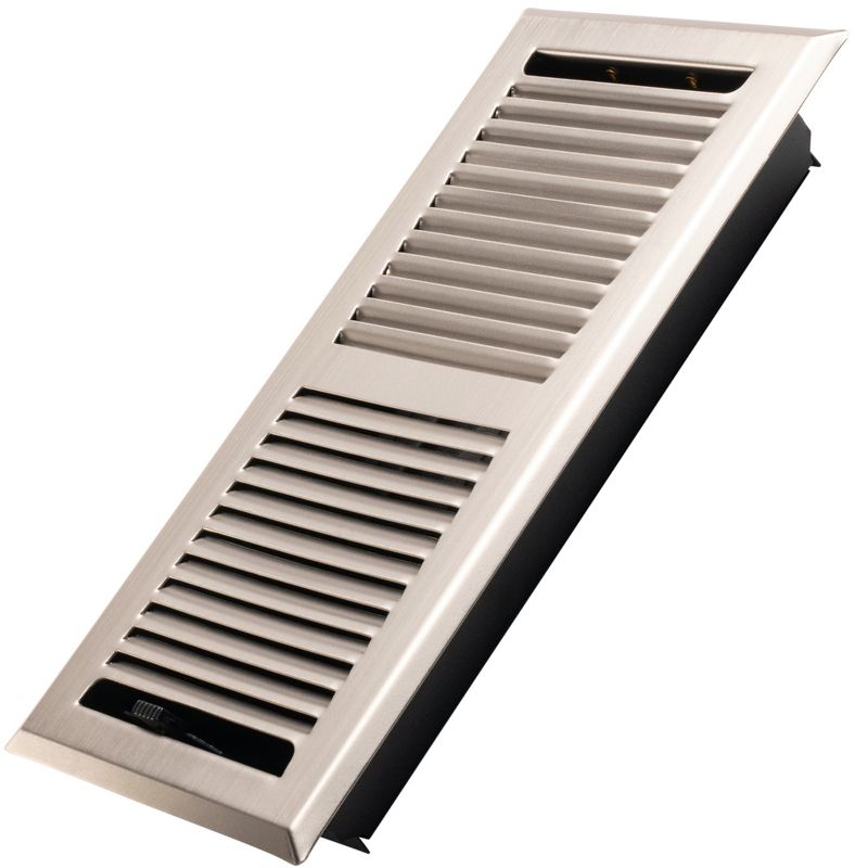 Home Intuition Contemporary Decorative Floor Register Vent with Mesh Cover Trap, 1 of 8