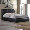 Acme Furniture King Kofi Bed Black Synthetic Leather - 2 of 4