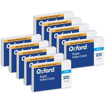  Oxford Ruled Mini Index Cards, 3 x 2 1/2, White, 200