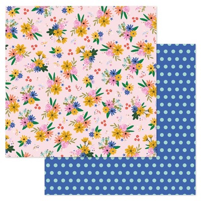 American Crafts Patterned Double-Sided Cardstock 12"X12"