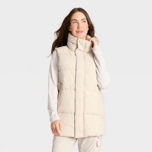Women's Long Puffer Vest - All In Motion™ - 1 of 4