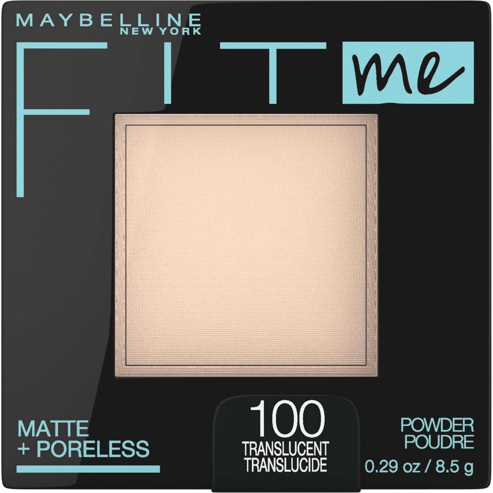 Photos - Other Cosmetics Maybelline MaybellineFit Me Matte + Poreless Pressed Powder - 100 Translucent - 0.29o 