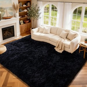 Area Rugs for Living Room Bedroom, Non-Slip Fluffy Soft Shag Carpet for Kids Home Dorm Decor - 1 of 4