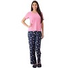 Memoi Women's Tee-Time 2 Piece PJ Set In A Bag - 2 of 4
