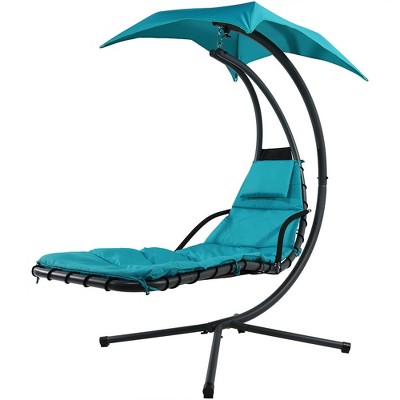 hanging chaise lounge chair with canopy