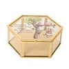Disney Winnie the Pooh Glass Jewelry Case with Pooh and Piglet Design Jewelry Storage Box - 3 of 4