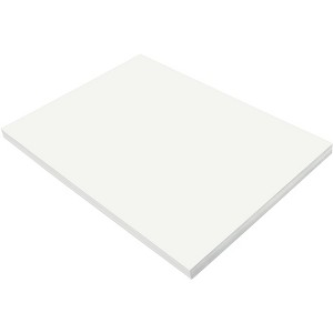 Prang Medium Weight Construction Paper, 18 x 24 Inches, White, 100 Sheets - 1 of 4