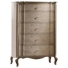 38" Chelmsford Chest Antique Taupe - Acme Furniture: 5-Drawer, No Assembly Required, Space Saving - 3 of 4