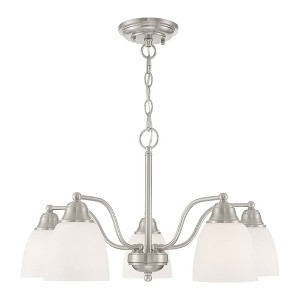 Livex Lighting Somerville 5 - Light Chandelier in  Brushed Nickel - 1 of 4