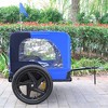 XINGHANZHENXUAN Pet Bike Trailer Dog Cart for Bicycle for Small and Medium Pets, Folding Cart Frame, Non-Slip Floor, Internal Leash - 4 of 4