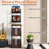 MOEPISY Record Player Stand with Vinyl Storage, Tall Record Player Table with Rack Turntable Stand and Record Holder Vinyl Display Shelf - 2 of 4