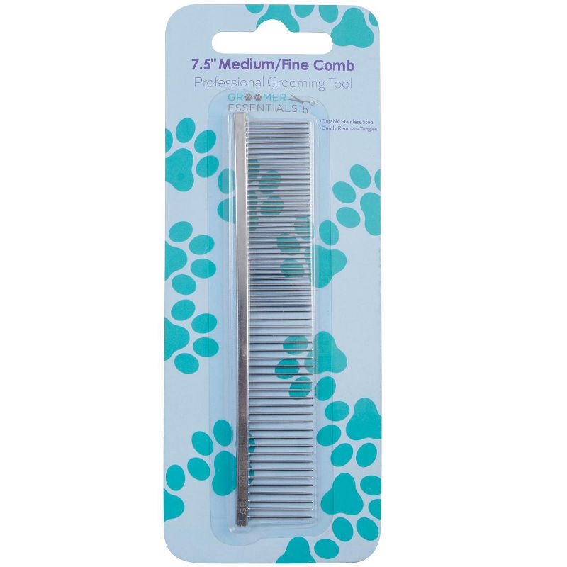 Groomer Essentials 7.5" Medium/Fine Comb, 1 of 4