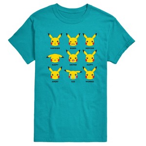 Men's - Pokémon - Moody Pikachu Short Sleeve Graphic T-Shirt - 1 of 3