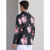 Lars Amadeus Men's Slim Fit Dress Party Flower Printed Floral Sport Coats - 3 of 4