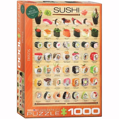 Eurographics Inc. Sushi 1000 Piece Jigsaw Puzzle
