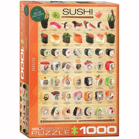 Eurographics Inc. Sushi 1000 Piece Jigsaw Puzzle - image 1 of 4