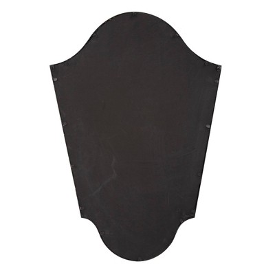 Classic Arch Graphite and Silver Iron Vanity Mirror