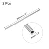 Unique Bargains 304 Stainless Steel Corrosion Resistant Round Industry Tube 2 Pcs - 2 of 4