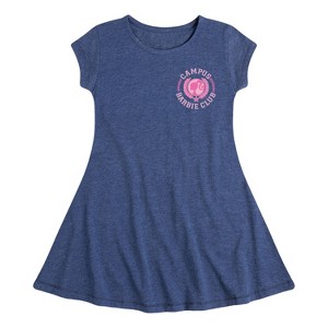 Girls' - Barbie - Incredibly Fabulous Fit & Flair Cap Sleeve Dress - 1 of 3