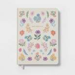 240 Sheet College Ruled Journal 7.75"x5.5" Bookbound Floral - Threshold™