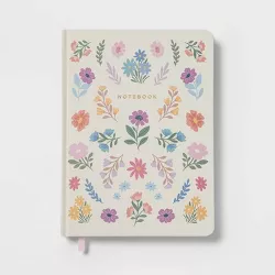 240 Sheet College Ruled Journal 7.75"x5.5" Bookbound Floral - Threshold™