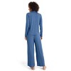 Jockey Women's Cooling Modal Notch Collar Long Sleeve Top & Pant Set - 2 of 4