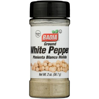Badia Ground White Pepper - 8 pack, 2 oz