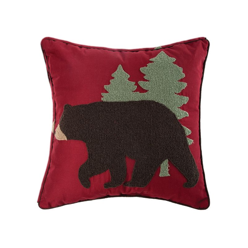 C&F Home Bear Forest Pillow, 1 of 2