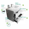NicBex Floating Bathroom Vanity with Sink,Bathroom Sink Vanity with 2 Drawers,35.8 inch Bathroom Sink Cabinet without Drain and Faucet,Pre-assembled - 3 of 4