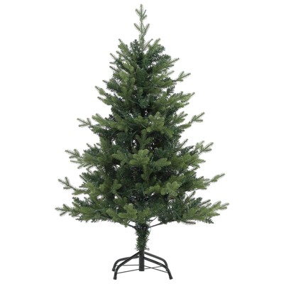 Orieon 4ft Pre-lit Christmas Tree with 150 Warm White LEDs, Artificial Pine Tree for Indoor Outdoor Decor