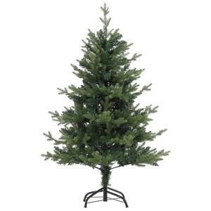 Orieon 4ft Pre-lit Christmas Tree with 150 Warm White LEDs, Artificial Pine Tree for Indoor Outdoor Decor - 1 of 4