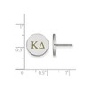 Black Bow Jewelry Sterling Silver Kappa Delta Greek Life Stud Earrings - 2 of 3