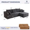 MAXYOYO Modular Sectional Sofa Couch, Sleeper Chair Modern Boneless Couch for Living Room, No Assembly Required - 2 of 4