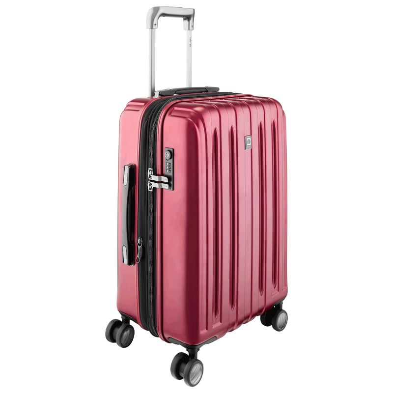 DELSEY Paris Titanium Expandable Hardside Carry On Spinner Suitcase - Red, 2 of 8