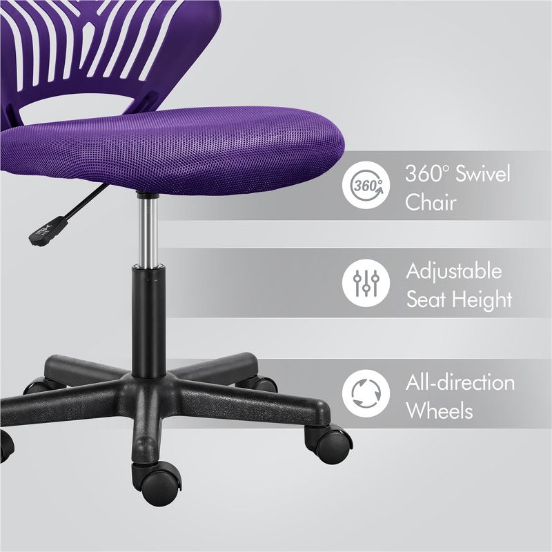 Yaheetech Adjustable Office Chair Swivel Computer Chair, 5 of 15