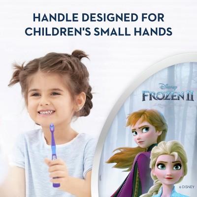 Oral-B Kid&#39;s Toothbrush featuring Disney&#39;s Frozen II, Soft - 2pk