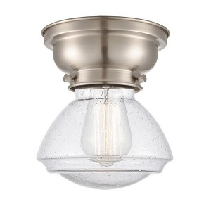 Olean - 1 Light Flush Mount In Industrial Style-6.4 Inches Tall and 6.75 Inches Wide - 1 of 1