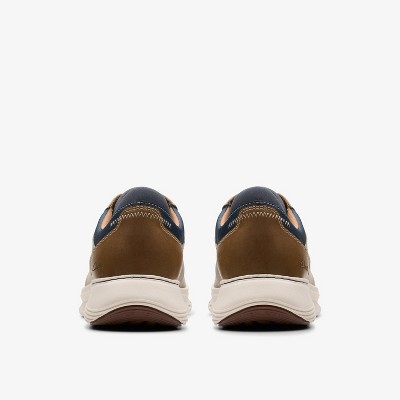 Clarks Mens Motion Trek PT Taupe Combination Shoes 8 Medium — фото 5