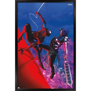 Trends International Marvel's Spider-Man: Miles Morales - Fight Framed Wall Poster Prints - 1 of 4