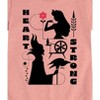 Girls' - Disney Princess - Heart Strong Aurora and Maleficent Fitted Short Sleeve Graphic T-Shirt - 2 of 4