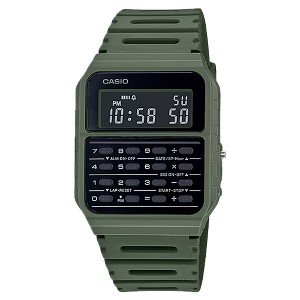 Casio Men's Vintage Calculator Watch with Green Band - CA-53WF-3BCF - 1 of 2