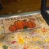 Kate Aurora Fall Autumn Foliage & Pumpkins Bristled Outdoor All Season Welcome Mat - 18"x30" - 3 of 4