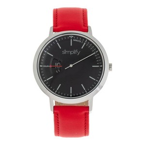 Simplify The 6500 Leather-Band Watch - 1 of 4