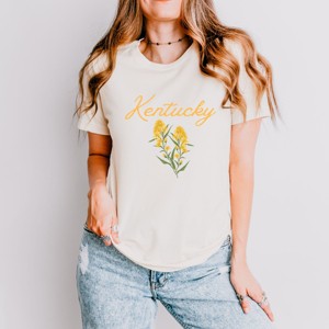 Simply Sage Market Kentucky Flower Colorful Short Sleeve Tee - 1 of 4