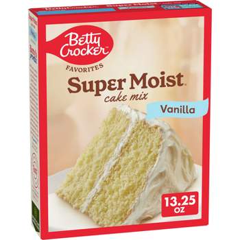 Betty Crocker Vanilla Super Moist Cake Mix - 13.25oz