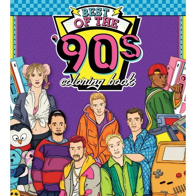 Best of the '90s Coloring Book - (Color Through the Decades) by Walter  Foster Creative Team & Wesley Jones (Paperback)