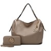 MKF Collection Fabienne Vegan Leather Women’s Hobo Bag with Wallet by Mia K - 2 of 4