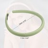 Unique Bargains Women's Anti Slip Fashion Artistic Plaid Headbands 0.67" Wide 2 Pcs - 4 of 4